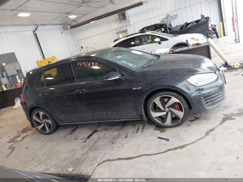 2017 Volkswagen Golf Gti Autobahn 4-Door VIN: 3VW447AU8HM003606 Lot: 43965911