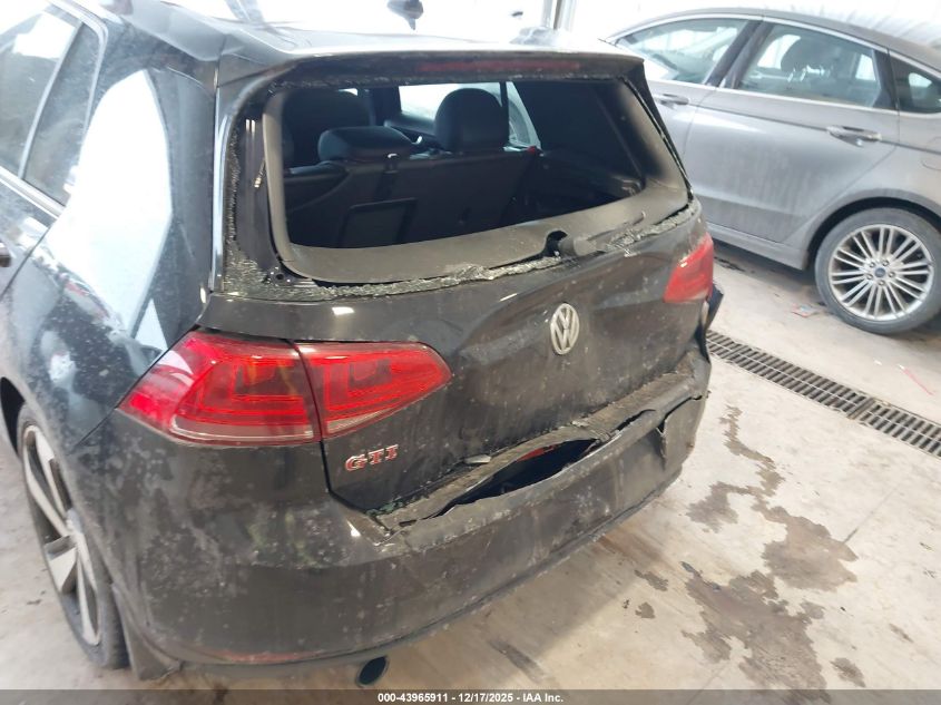 2017 Volkswagen Golf Gti Autobahn 4-Door VIN: 3VW447AU8HM003606 Lot: 43965911