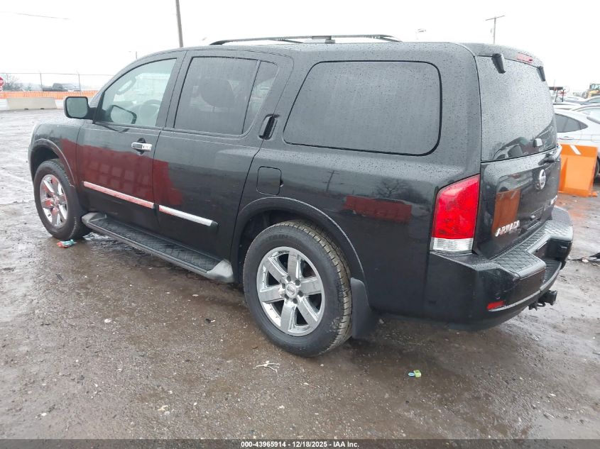 2010 Nissan Armada Platinum VIN: 5N1AA0NE6AN616677 Lot: 43965914
