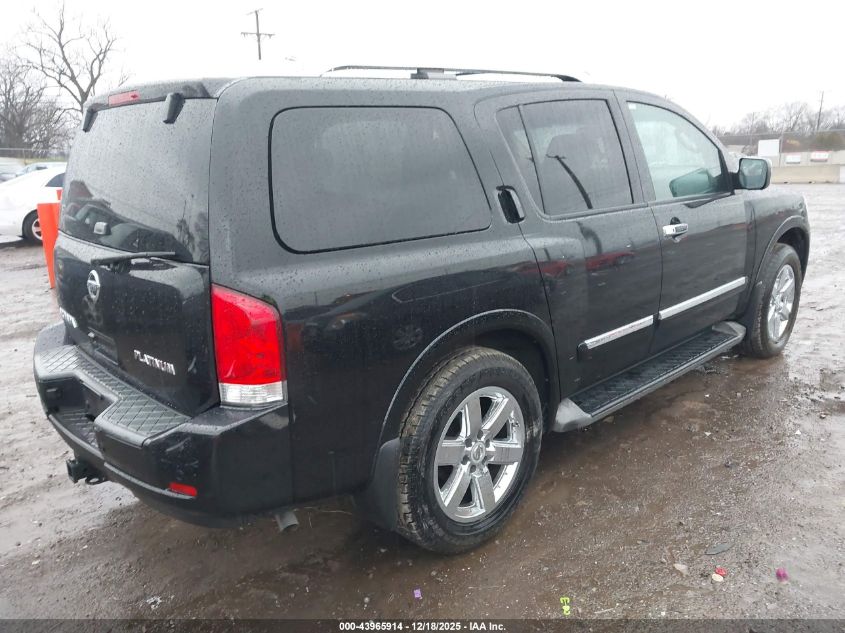 2010 Nissan Armada Platinum VIN: 5N1AA0NE6AN616677 Lot: 43965914