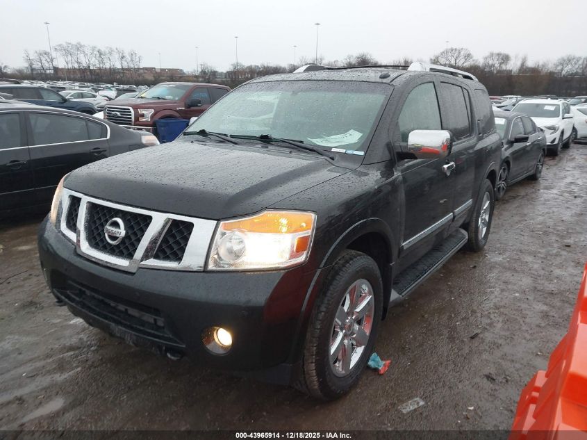 2010 Nissan Armada Platinum VIN: 5N1AA0NE6AN616677 Lot: 43965914
