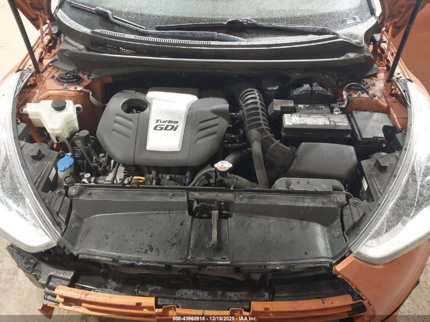 2014 Hyundai Veloster Turbo W/Black VIN: KMHTC6AE4EU188938 Lot: 43965918