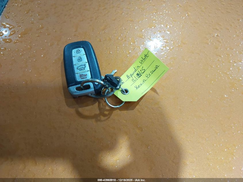 2014 Hyundai Veloster Turbo W/Black VIN: KMHTC6AE4EU188938 Lot: 43965918