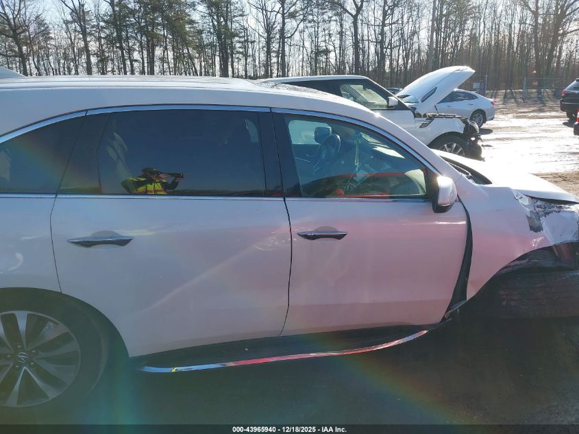 2016 Acura Mdx Technology Acurawatch Plus Packages/Technology Package VIN: 5FRYD4H45GB059917 Lot: 43965940