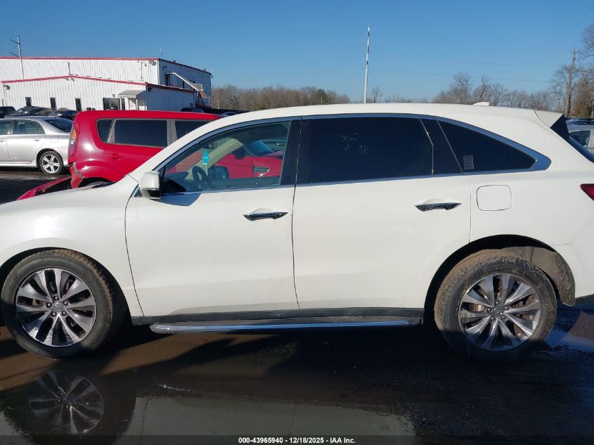 2016 Acura Mdx Technology Acurawatch Plus Packages/Technology Package VIN: 5FRYD4H45GB059917 Lot: 43965940