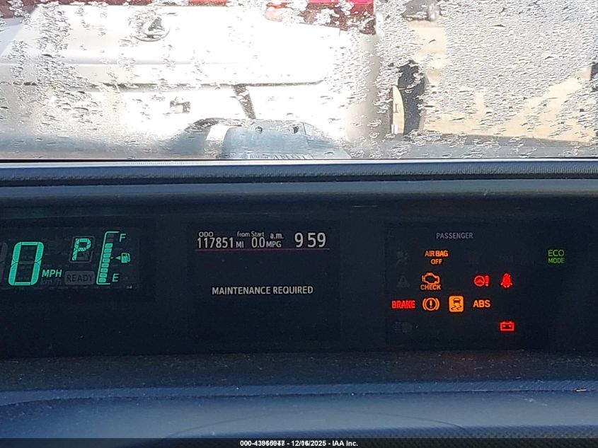 2013 Toyota Prius C Two VIN: JTDKDTB31D1034261 Lot: 43965947