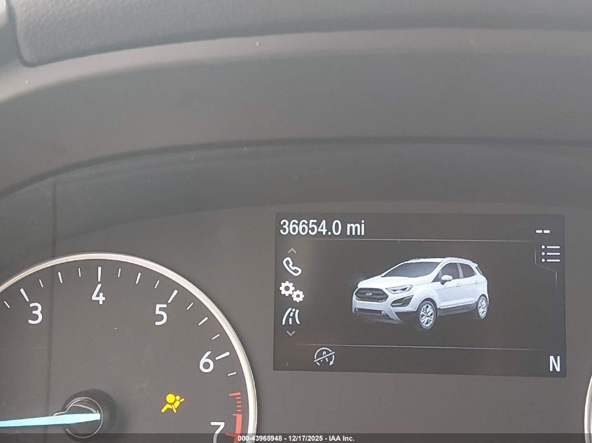 2021 Ford Ecosport Se VIN: MAJ3S2GE8MC397696 Lot: 43965948