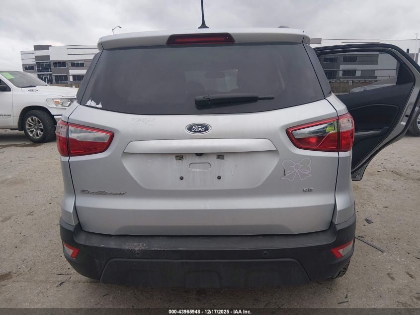 2021 Ford Ecosport Se VIN: MAJ3S2GE8MC397696 Lot: 43965948