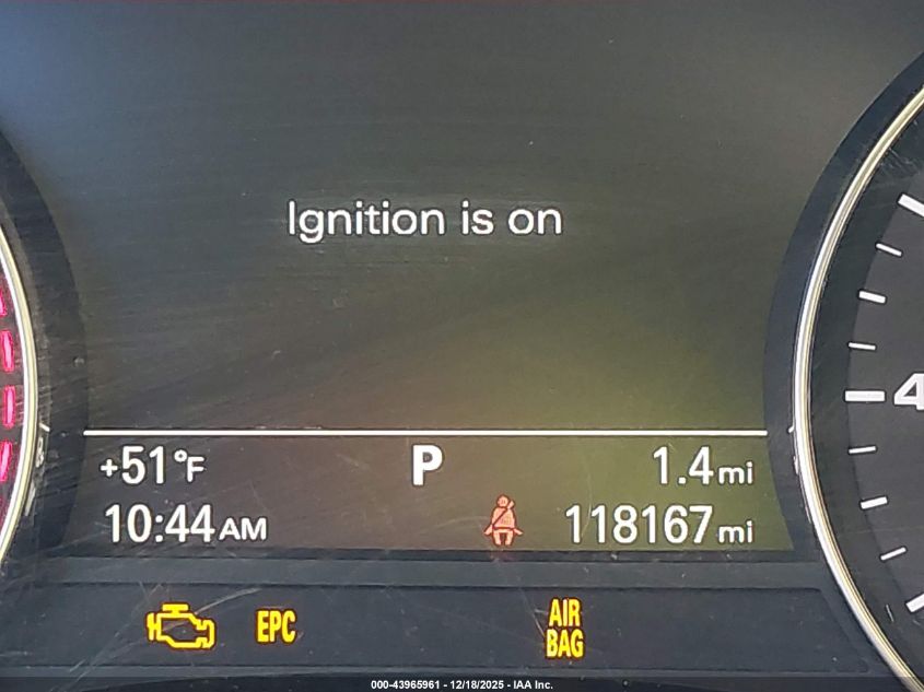 2012 Audi A6 3.0 Premium VIN: WAUGGAFC5CN075833 Lot: 43965961