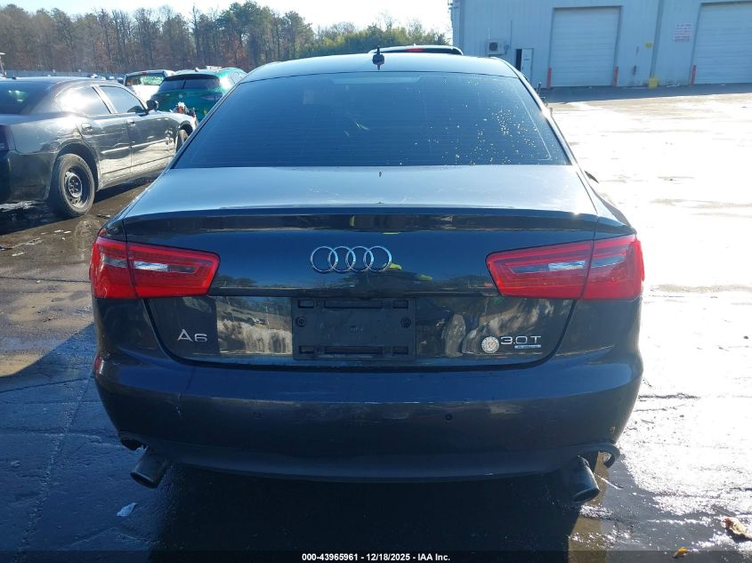 2012 Audi A6 3.0 Premium VIN: WAUGGAFC5CN075833 Lot: 43965961