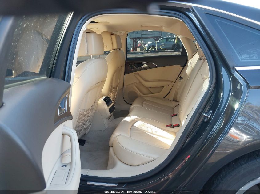 2012 Audi A6 3.0 Premium VIN: WAUGGAFC5CN075833 Lot: 43965961