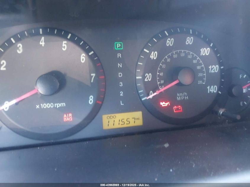 2006 Hyundai Elantra Gls/Limited VIN: KMHDN46D06U265163 Lot: 43965969