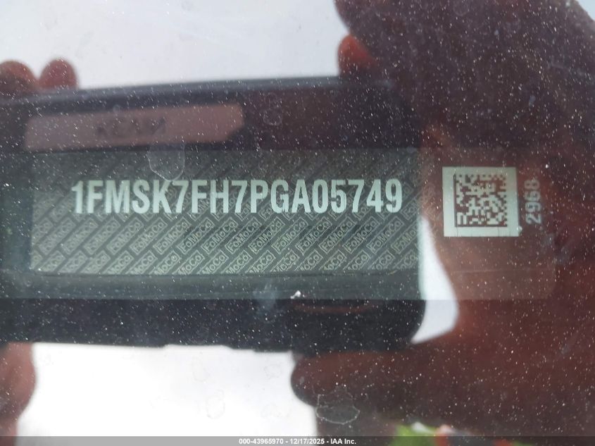 2023 Ford Explorer Limited VIN: 1FMSK7FH7PGA05749 Lot: 43965970