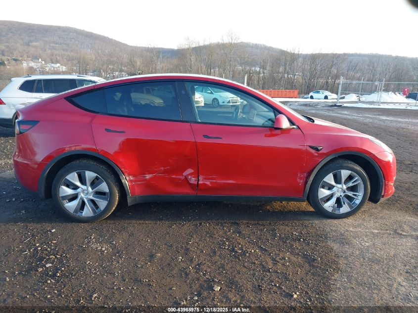 2023 Tesla Model Y Awd/Long Range Dual Motor All-Wheel Drive VIN: 7SAYGDEE0PA185057 Lot: 43965975