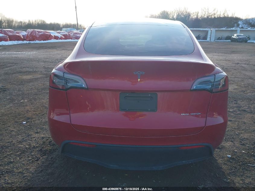 2023 Tesla Model Y Awd/Long Range Dual Motor All-Wheel Drive VIN: 7SAYGDEE0PA185057 Lot: 43965975