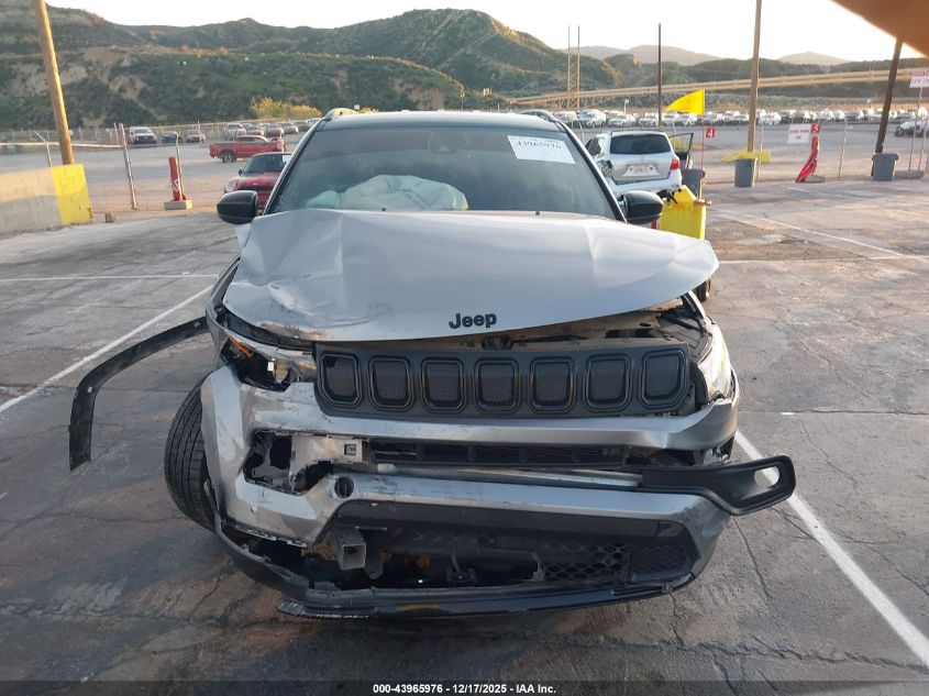 2022 Jeep Compass Altitude Fwd VIN: 3C4NJCBB8NT225523 Lot: 43965976