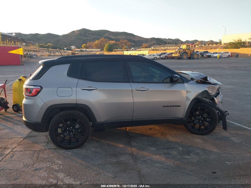 2022 Jeep Compass Altitude Fwd VIN: 3C4NJCBB8NT225523 Lot: 43965976