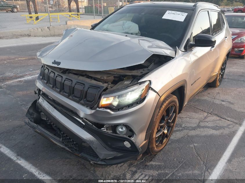 2022 Jeep Compass Altitude Fwd VIN: 3C4NJCBB8NT225523 Lot: 43965976