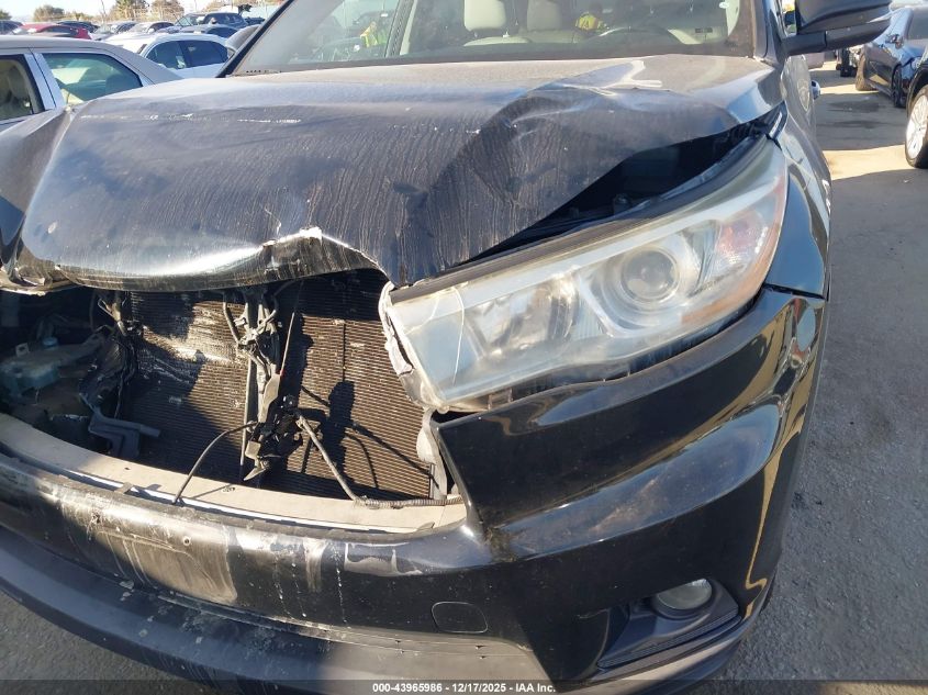 2015 Toyota Highlander Xle V6 VIN: 5TDKKRFH6FS053117 Lot: 43965986