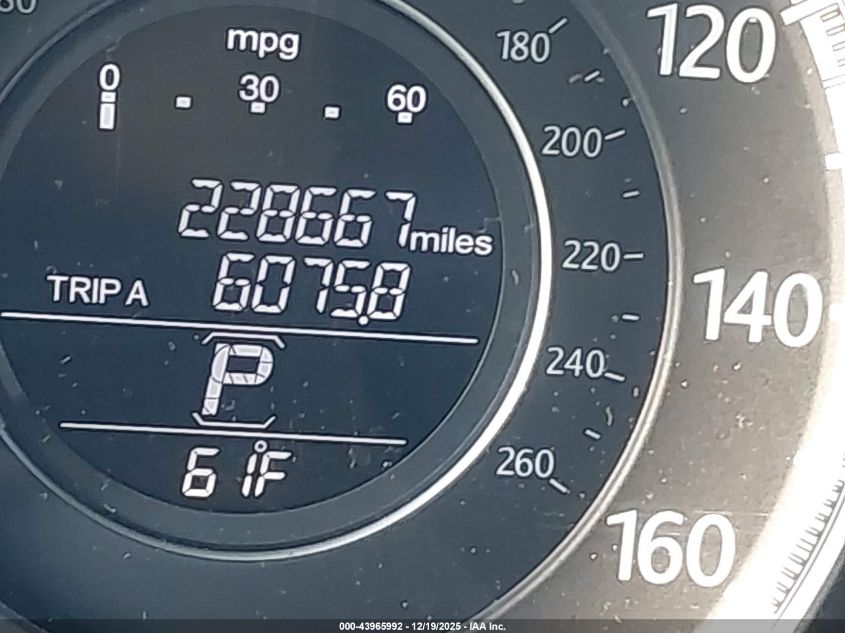 2013 Honda Accord Ex VIN: 1HGCR2F71DA027213 Lot: 43965992