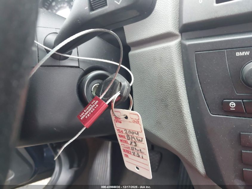 2004 BMW X3 2.5I VIN: WBXPA73414WC44610 Lot: 43966030