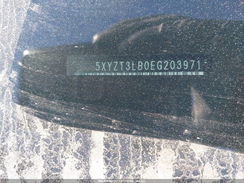 2014 Hyundai Santa Fe Sport 2.4L VIN: 5XYZT3LB0EG203971 Lot: 43966039