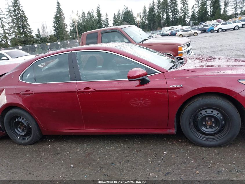 2018 Toyota Camry Hybrid Le VIN: 4T1B31HK3JU502471 Lot: 43966043