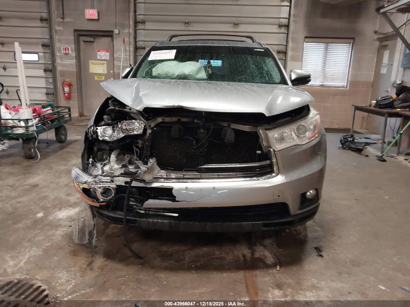 2016 Toyota Highlander Xle V6 VIN: 5TDJKRFH7GS295251 Lot: 43966047
