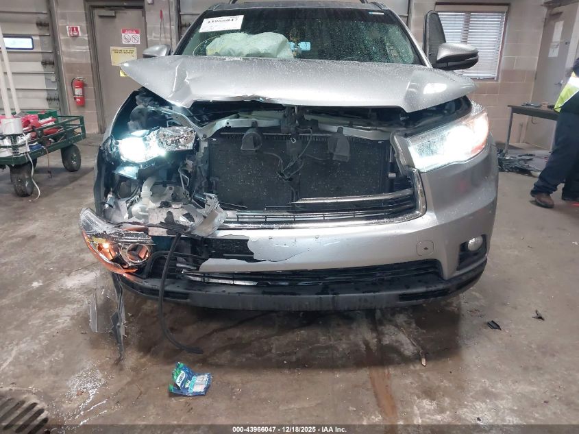 2016 Toyota Highlander Xle V6 VIN: 5TDJKRFH7GS295251 Lot: 43966047