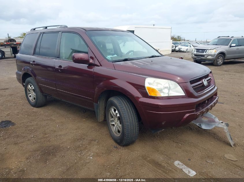 2004 Honda Pilot Ex VIN: 2HKYF184X4H584110 Lot: 43966056