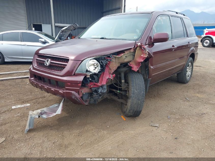 2004 Honda Pilot Ex VIN: 2HKYF184X4H584110 Lot: 43966056