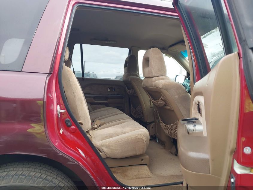 2004 Honda Pilot Ex VIN: 2HKYF184X4H584110 Lot: 43966056