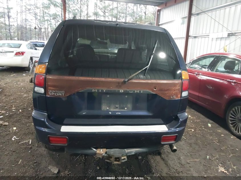 2002 Mitsubishi Montero Sport Es/Ls VIN: JA4LS21H82J044777 Lot: 43966060