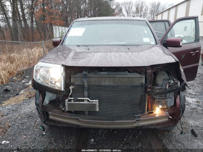 2011 Honda Pilot Touring VIN: 5FNYF4H90BB092727 Lot: 43966070