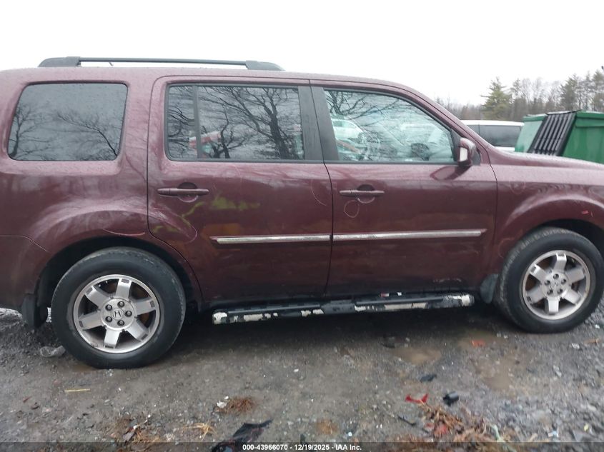 2011 Honda Pilot Touring VIN: 5FNYF4H90BB092727 Lot: 43966070