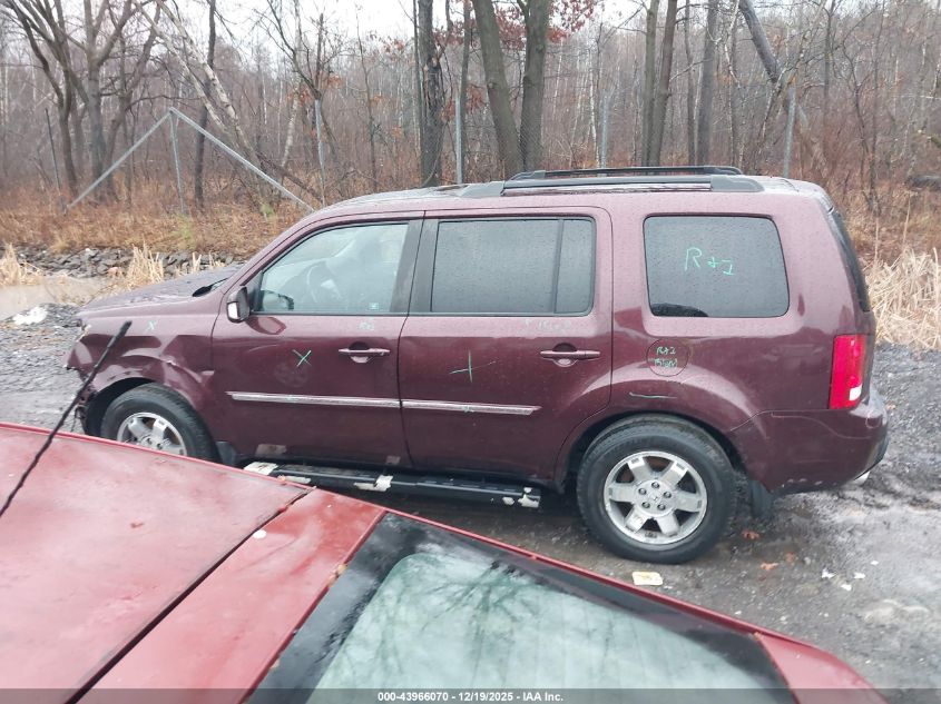 2011 Honda Pilot Touring VIN: 5FNYF4H90BB092727 Lot: 43966070
