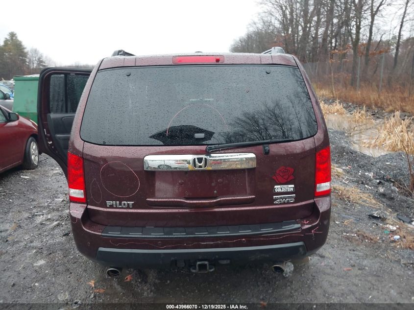 2011 Honda Pilot Touring VIN: 5FNYF4H90BB092727 Lot: 43966070