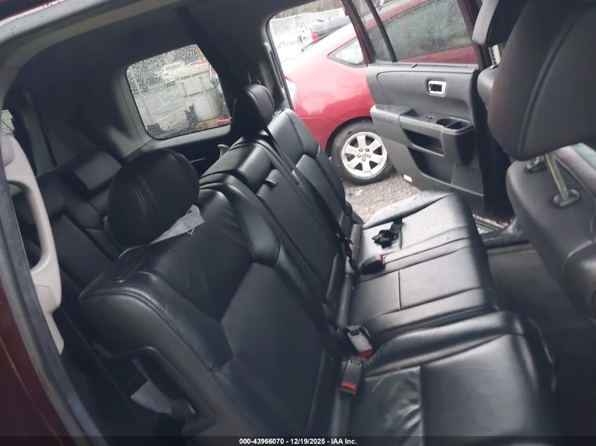 2011 Honda Pilot Touring VIN: 5FNYF4H90BB092727 Lot: 43966070