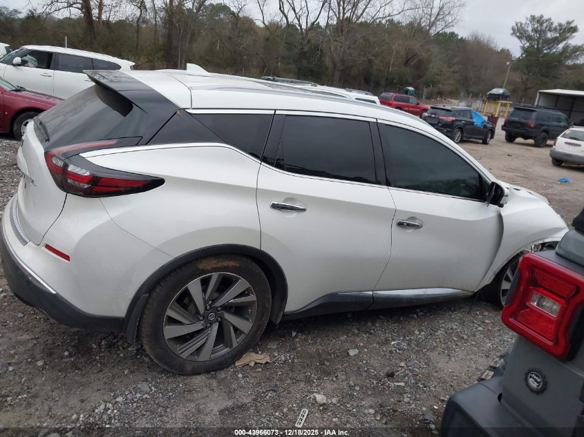 2019 Nissan Murano Sl VIN: 5N1AZ2MJ7KN116192 Lot: 43966073