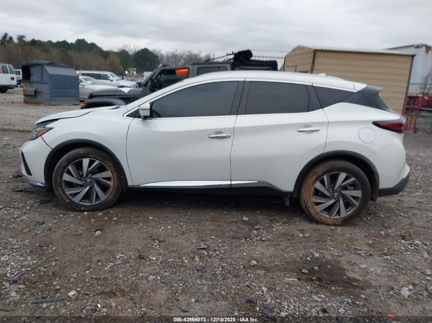 2019 Nissan Murano Sl VIN: 5N1AZ2MJ7KN116192 Lot: 43966073
