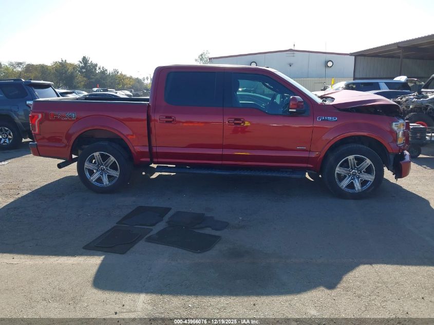 2015 Ford F-150 Lariat VIN: 1FTEW1EG3FKE50884 Lot: 43966076