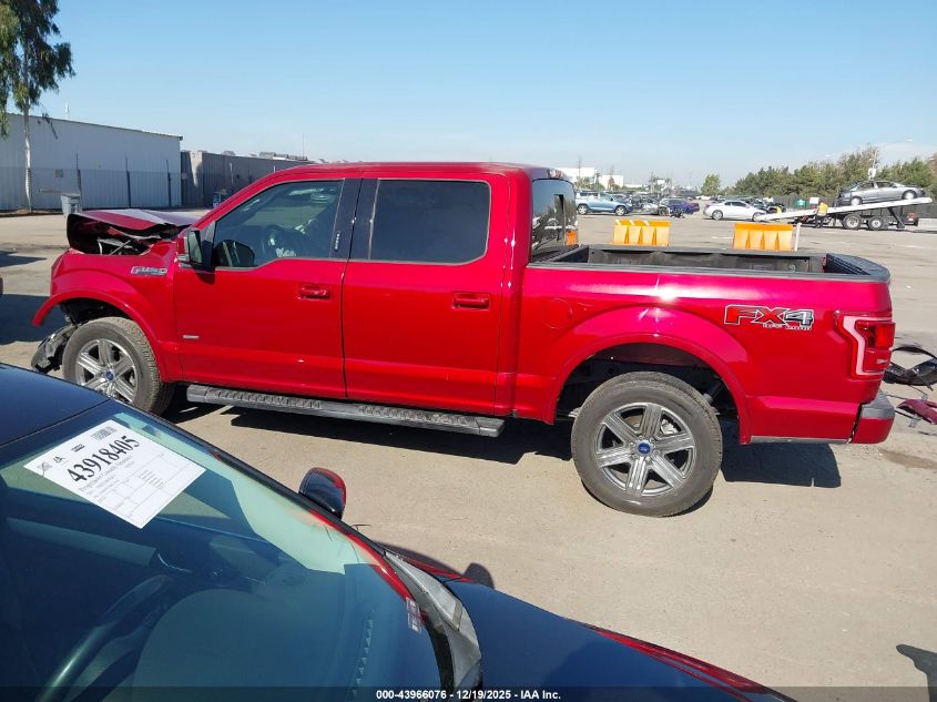 2015 Ford F-150 Lariat VIN: 1FTEW1EG3FKE50884 Lot: 43966076