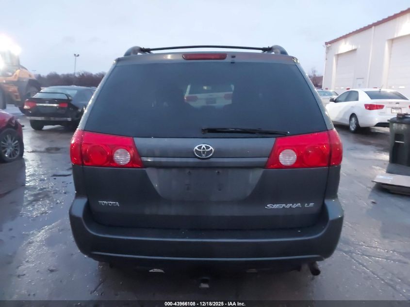 2010 Toyota Sienna Le VIN: 5TDKK4CC0AS328078 Lot: 43966108