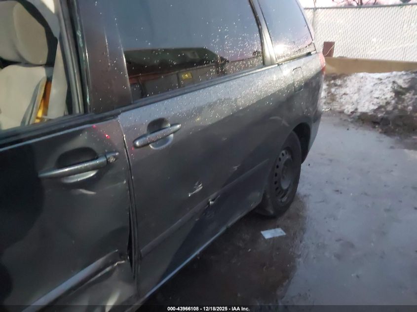 2010 Toyota Sienna Le VIN: 5TDKK4CC0AS328078 Lot: 43966108