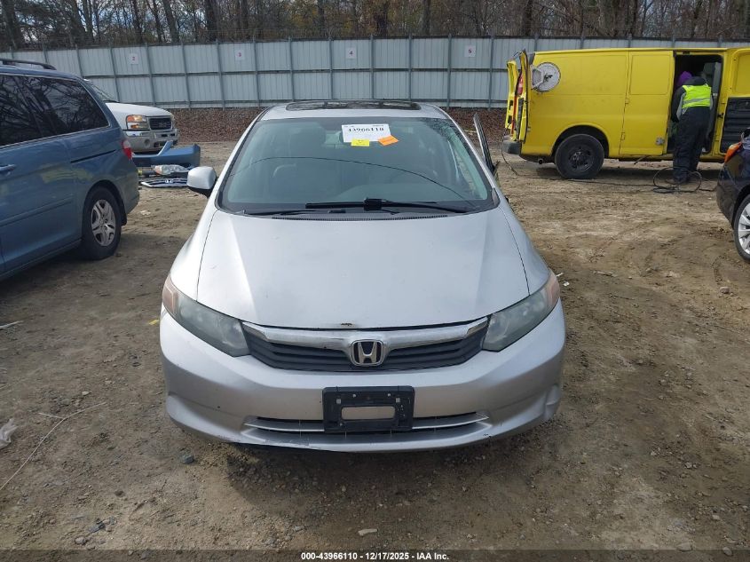 2012 Honda Civic Ex-L VIN: 2HGFB2F93CH306309 Lot: 43966110