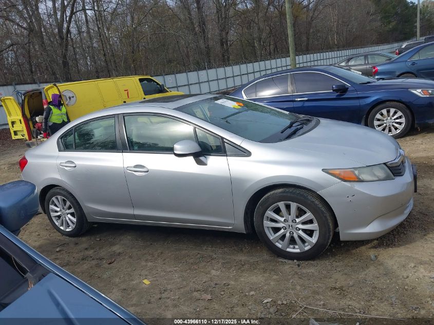 2012 Honda Civic Ex-L VIN: 2HGFB2F93CH306309 Lot: 43966110