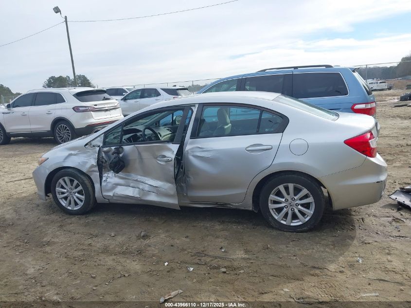 2012 Honda Civic Ex-L VIN: 2HGFB2F93CH306309 Lot: 43966110