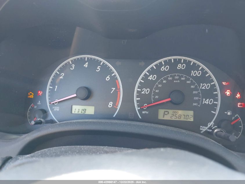 2009 Toyota Corolla S VIN: 2T1BU40E99C115781 Lot: 43966147