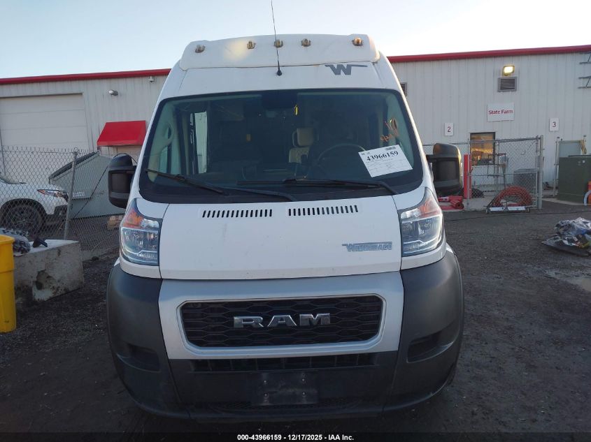 2021 Ram Promaster 2500 High Roof 159 Wb VIN: 3C6LRVDG1ME555325 Lot: 43966159