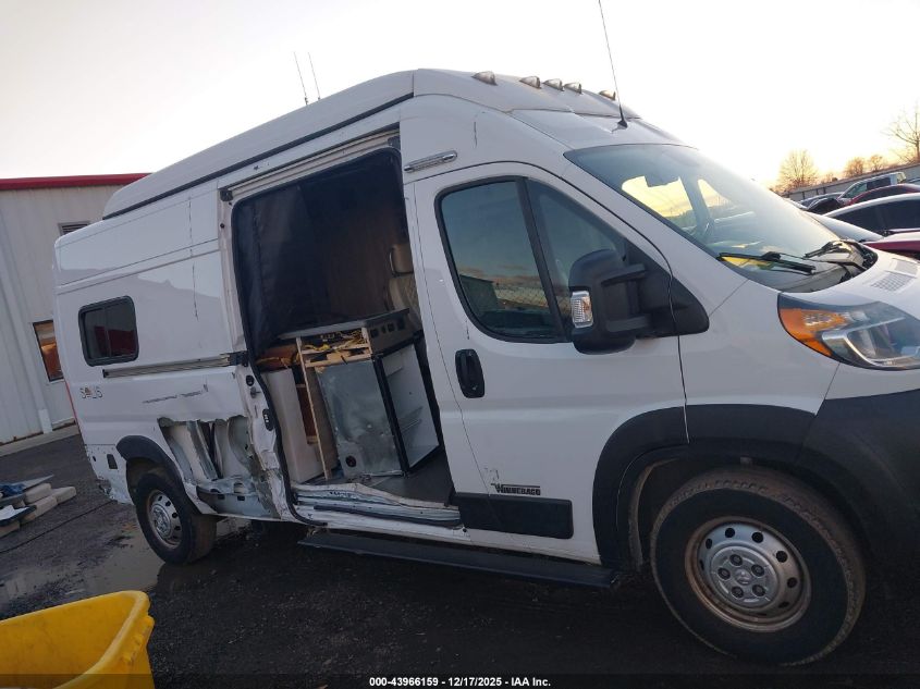 2021 Ram Promaster 2500 High Roof 159 Wb VIN: 3C6LRVDG1ME555325 Lot: 43966159